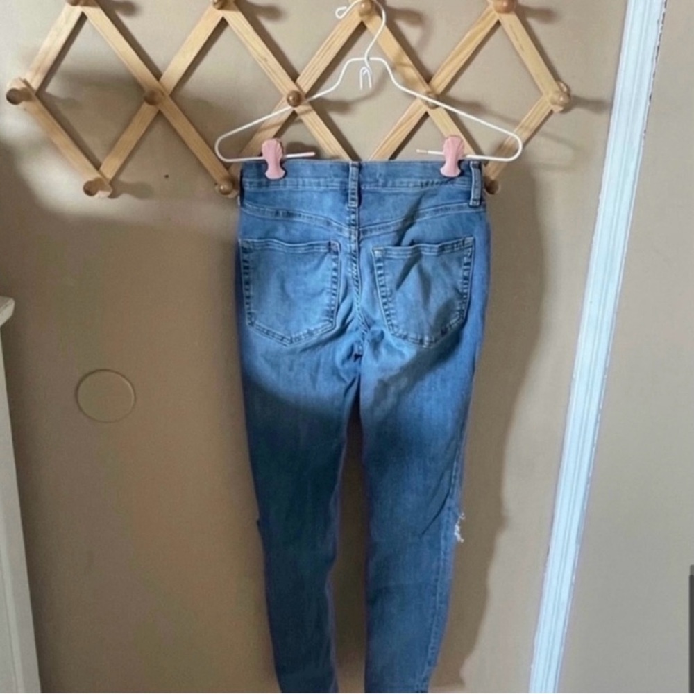 Free people high waisted distressed skinny jeans - Picture 7 of 8